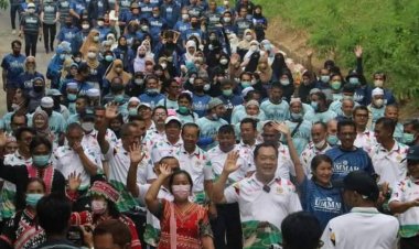 ‘วันนอร์’วัย 78 นำลูกพรรคประชาชาติบุกเบตงเดินรอบเมืองเบตง ‘เพื่อสร้างเชื่อมั่นพร้อมชูเบตงเป็น ‘ไชน่าซิตี้’