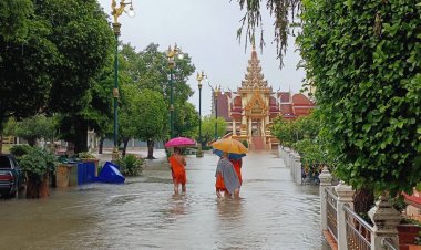 น้ำป่าหลากท่วมพื้นที่ 4 ตำบล อ.ประจันตคาม น้ำลดแห้งแล้วทั้งหมด ตั้งเครื่องผลักดันน้ำ ที่ต้นน้ำปราจีนบุรีป้องกันน้ำท่วมซ้ำซากชุมชนตลาดเก่าต่อไป