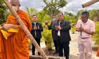 อุบลราชธานีทำพิธีการบวชต้นไม้ เพื่ออนุรักษ์ป่าเพิ่มบุญบารมีผู้ดูแล