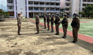 "แม่สอด 1." ปล่อยแถวชุดปฏิบัติการสายตรวจชุดปฎิบัติการพิเศษ สภ.แม่สอด