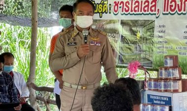 ผู้ว่าฯศรีสะเกษ ลุย.! ออกตรวจติดตามการขับเคลื่อนวาระจังหวัดศรีสะเกษ