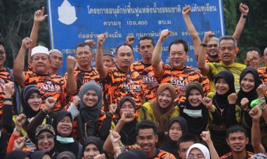 “พ.ต.อ.ทวี สอดส่อง” ร่วมวิ่งรณรงค์ออกกำลังกายเพื่อการกุศลสมทบทุนสร้างอาคารเรียนตาดีกา