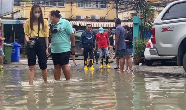 ผู้ว่าฯนนท์ สั่งผู้รับเหมารถไฟฟ้าสายสีชมพู แก้ไขน้ำท่วมโรงเรียนด่วนภายใน 24 ชั่วโมง