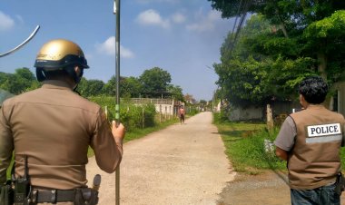 หนุ่มคลั่งเผาห้องเช่าวอด ก่อนคว้ามีดสปาตาไล่ฟันชาวบ้านไปทั่ว