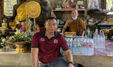 สารวัตรใจดี ถวายเครื่องเสียงให้วัดเขาโล้น 1 ชุด