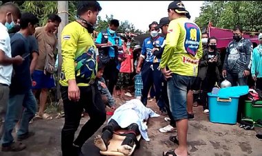 สลด!พบศพ2หนุ่มขี่รถจยย.ข้ามฝายน้ำล้นถูกน้ำพัดจมน้ำเสียชีวิตแล้วทั้งคู่