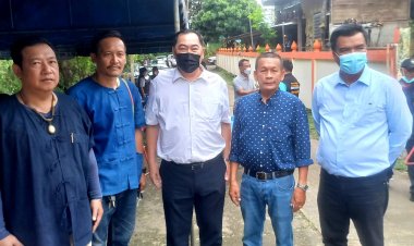 "นายกเคี้ยง"ควง"รองเอิร์ธ"  ร่วมงานสืบสานประเพณี ตานก๋วยสลาก วัดเชตวัน วัดผาลาด