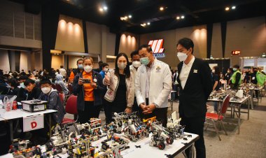 อลังการ!กว่า  210 ทีม เข้าร่วมแข่งขันโชว์ศักยภาพโอลิมปิกหุ่นยนต์ที่โคราช