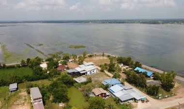 ชาวบ้านเฮ!อ่างเก็บน้ำบึงกระโตน น้ำล้นความจุ หลังไม่มีน้ำเต็มอ่างมา20ปีแล้ว