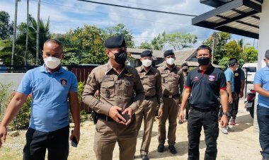 ผกก.สภ.เมืองนราธิวาสพร้อมคณะลงพื้นดึงชุมชนมีส่วนร่วมป้องกันอาชญากรรมและยาเสพติด