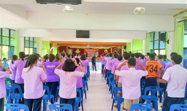 เทศบาลตำบลผือใหญ่ จัดโครวการวัยเรียน วัยรุ่น วัยใส ไม่เสพ ไม่ท้องไม่ติดเกมส์