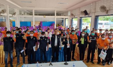 โครงการชลประทานศรีสะเกษ ทำการประชุมโครงการขับเคลื่อนเรื่องน้ำชลประทาน