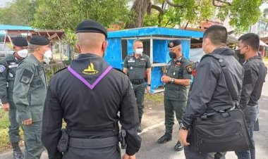 "ผบช.ภ.9"สั่งจนท.สนธิกำลังเร่งล่าคนร้ายบึ้มหน้าบริเวณรพ.ไม้แก่น-เยี่ยมเหยื่อครอบครัวบาดเจ็บ