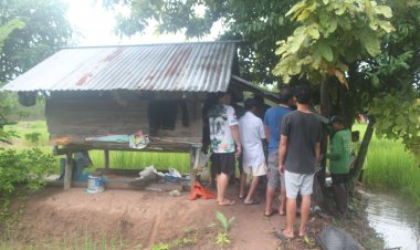 สลด!คุณตาวัย 65 ปี ถูกฟ้าผ่าดับคากระท่อมปลายนาที่โคราช