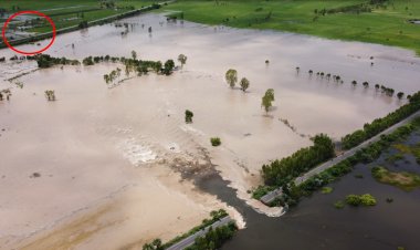 พนังกั้นน้ำราษีไศลขาดแล้ว.!!ไหลทะลักเข้าลำน้ำเสียวเชียวกรากนาข้าวหลายพันไร่จมบาดาล