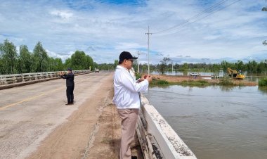 ผู้อำนวยการชลประทานศรีสะเกษวิเคราะห์น้ำมำมาให้ดู