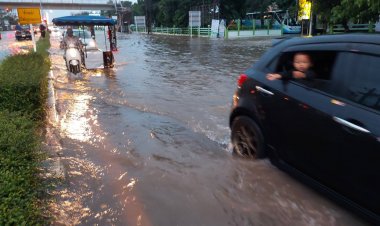 อำนาจเจริญเจอฤทธิ์พายุโซนร้อนโนรู หน้า รพ.อ่วมท่วมสูง30 ชม.ปริมาณฝนตก 107.5 มม.นานนับชั่วโมง