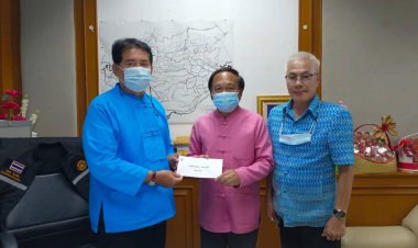 "โก่หล้า" -CEO  แม่สอดฟรีโซน มอบเงินให้ ทน.แม่สอด 30,000 บาท ร่วมทำบุญใหญ่ครบรอบ 85 ปี