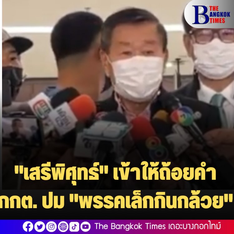 "เสรีพิศุทธ์" เข้าให้ถ้อยคำ กกต. ปม "พรรคเล็กกินกล้วย"