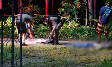 สามีเสพยาหลอนภรรยาทะเลาะกันยื้อแย่งเหล็กแหลมสุดท้ายผัวล้มลงโดนเหล็กแหลมแทงดับ