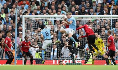 บอลมันคนละชั้น!"ฮาลันด์-โพเดน"กดแฮตทริก"แมนฯซิตี้"ไล่ขยี้"แมนฯยูไนเต็ด"6-3