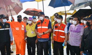 ผู้ว่าฯชลบุรีลงพื้นที่ติดตามการเพิ่มประสิทธิภาพการระบายน้ำสร้างความมั่นใจ ปปช.