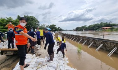 พระนครศรีอยุธยาระดมสรรพกำลังป้องน้ำท่วมเกาะเมืองกรุงเก่าหลังน้ำเหนือ 3 สายล้อมรอบทุกทิศ