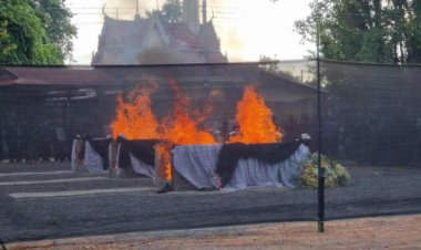 พระราชทานเพลิงศพเหยื่อโศกนาฏกรรมหนองบัวลำภู เผาจริงแล้ว 3 ศพ ที่วัดเทพมงคลพิชัย