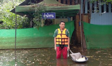 สถานีเพาะชำกล้าไม้ศรีสะเกษ น้ำลดลง 5 ซม. นำกลิ่นเหม็นเข้ามาแทนส่งกลิ่นตลบอบอวลชวนคลื่นไส้