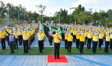 ผู้ว่าฯชลบุรีประธานจัดกิจกรรมจิตอาสาพัฒนาเนื่องในวันคล้ายวันสวรรคตในหลวง ร.9