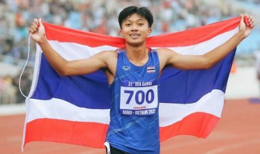 กระหึ่มโลก!“เทพบิว”ภูริพล  ซิวทองวิ่ง 100 เมตร ด้วยเวลา 10.33 วินาทีศึกกรีฑายุวชนเอเชีย