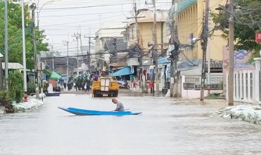 แม่น้ำเจ้าพระยาเอ่อท่วมโรงเรียนบางปะอินราชานุเคราะห์ 1-ชุมชน-ตลาดเก่าอ่วมหนัก
