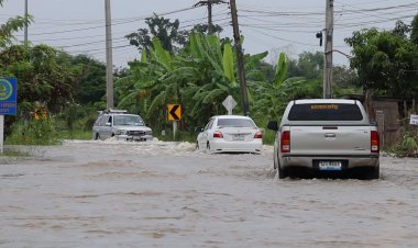 น้ำพองทะลักประชิดเขตเมืองขอนแก่นแล้วหลังเขื่อนอุบลรัตน์พร่องน้ำวันละ 54 ล้าน ลบ.ม.