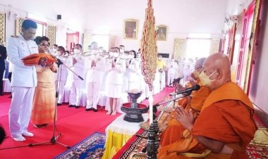 พิธีถวายผ้าพระกฐินพระราชทาน ประจำปีพุทธศักราช 2565 ณ วัดมุจลิทวาปีวิหาร พระอารามหลวง