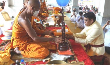 เทศบาลตำบลโพธิ์กระสังข์ ทอดถวายกฐินสามัคคีประจำปี 2565มทบทุนสร้างอุโบสถ