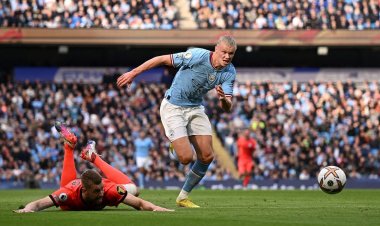 เทพ"ฮาลันด์"ซัด 2 ตุง-เดอ บรอยด์ บวกอีกลูก พา"เรือบใบ"ไล่อัด"ไบรจ์ตัน"3-1