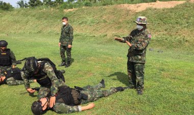 กรมแพทย์ทหารเรือ ให้ความรู้การปฐมพยาบาลช่วยชีวิตขั้นพื้นฐานและยุทธวิธี แก่กำลังพล