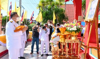 “สุชาติ”ถวายกฐินพระราชทานกระทรวงแรงงาน วัดจุฑาทิศธรรมสภารามวรวิหาร พระอารามหลวง จ.ชลบุรี