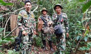 หัวหน้าเขตรักษาพันธุ์สัตว์ป่าห้วยศาลาศรีสะเกษ ระดมเจ้าหน้าที่ลาดตระเวณเก็บทำลายบ่วงดักสัตว์และทำลายบ่วงดักสัตว์