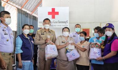 ผู้ว่าฯชลบุรีพร้อมเหล่ากาชาดลงพื้นที่ช่วยเหลือผู้ป่วยในพระบรมราชานุเคราะห์