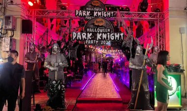 "ฮาโลวีน" ข้าวสารคึกคัก เตรียมพร้อมหากเหตุฉุกเฉิน ควบคุมคนเข้างาน 10,000 คน 