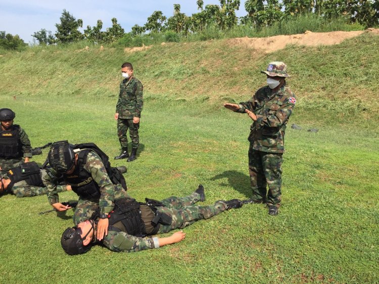 กรมแพทย์ทหารเรือ ให้ความรู้การปฐมพยาบาลช่วยชีวิตขั้นพื้นฐานและยุทธวิธี แก่กำลังพล