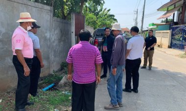 “รองเอ็ด”พร้อมคณะ ลงพื้นที่ อ.พบพระ เดินหน้าพัฒนาเส้นทาง-ระบบคมนาคม