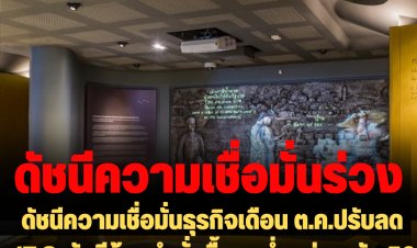 ดัชนีความเชื่อมั่นธุรกิจเดือต ต.ค.ปรับลด 47.8-ดัชนีด้านคำสั่งซื้อลดต่ำกว่าระดับ 50 เป็นครั้งแรกในรอบ 9 เดือน