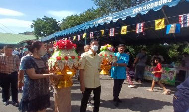 “บิ๊กปุ้ม” พร้อมคณะร่วมทอดกฐินสามัคคี สำนักปฏิบัติธรรม กม.8 ชลบุรี ยอดเงินทำบุญกว่า 1 ล้านบาท