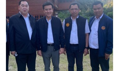 “นายกเคี้ยง”-“ผู้ใหญ่หมี” ร่วมต้อนรับ “รมต.ชัยวุฒิ”- และ “รองเอ็ด”  ในโอกาสมาตรวจราชการในพื้นที่ อ.เมืองตาก