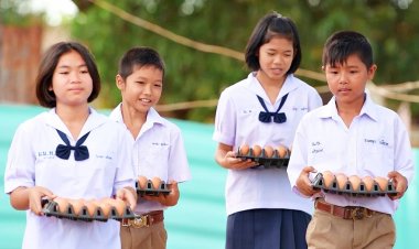 “โครงการเลี้ยงไก่ไข่เพื่ออาหารกลางวันนักเรียน”ก้าวสู่ปีที่ 35  ซีพีเอฟ มุ่งถ่ายทอดเทคโนโลยี สร้างความมั่นคงทางอาหารให้เยาวชน