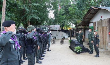 รองแม่ทัพภาคที่ 4 ตรวจเยี่ยมและติดตามผลการปฏิบัติงานของหน่วยในพื้นที่ จังหวัดนราธิวาส