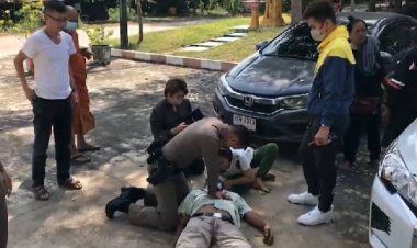 ตำรวจสุดหล่อ!!ช่วยCPR ประชาชนวูบหน้าโรงพัก หลังเดินทางมาแจ้งความที่สภ.ลานสัก