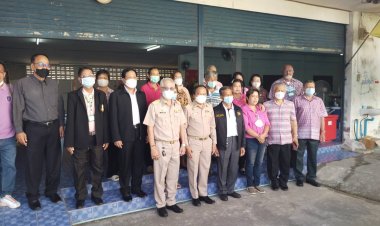 “นายกเสริฐ” พร้อมคณะผู้บริหารนสอด ร่วมงานประชุมผู้สูงอายุชุมชนมณีไพรสณฑ์ ทน.แม่สอด